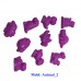 6 pounds three colors Kinetic Sand with three molds